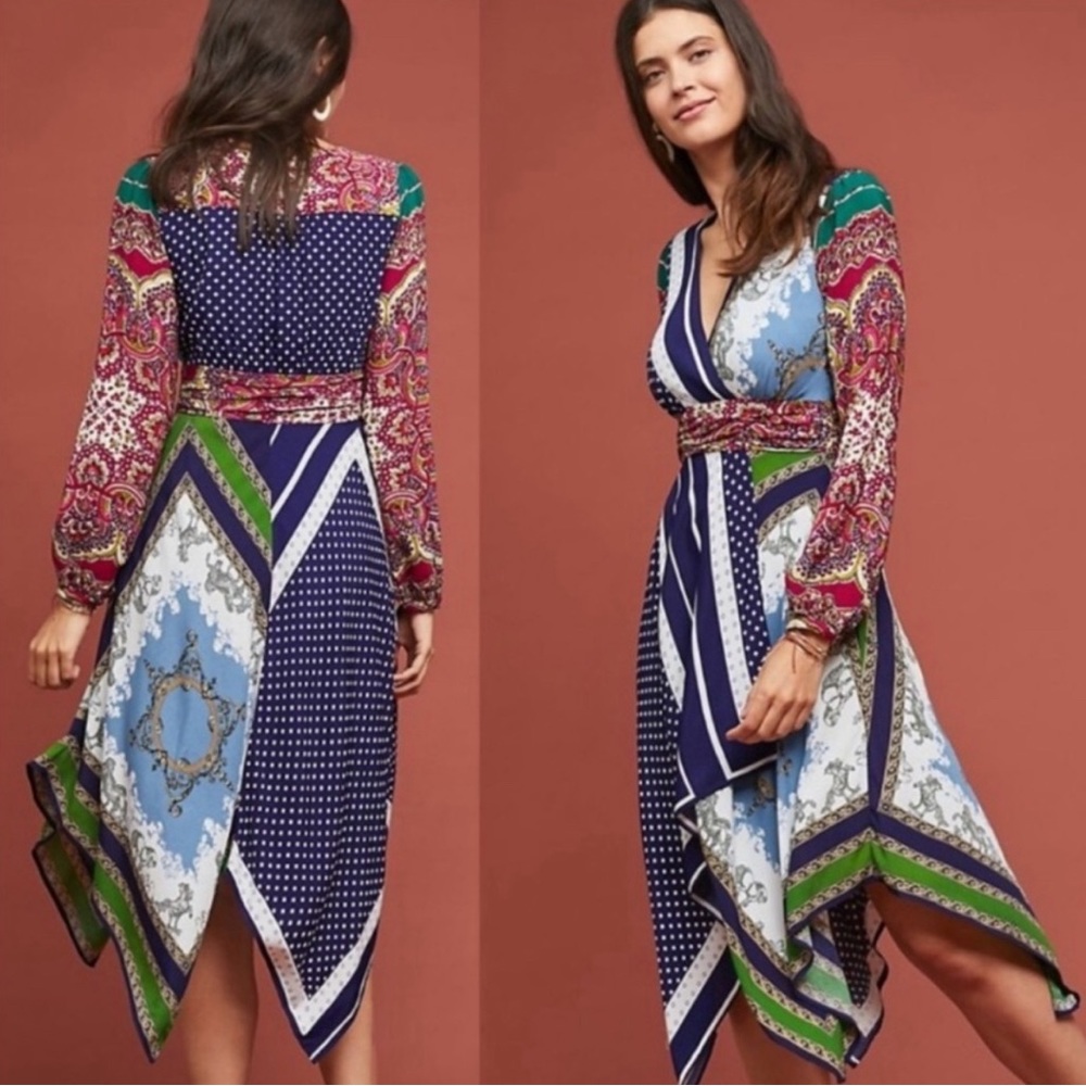 Anthropologie Asymmetrical Dress